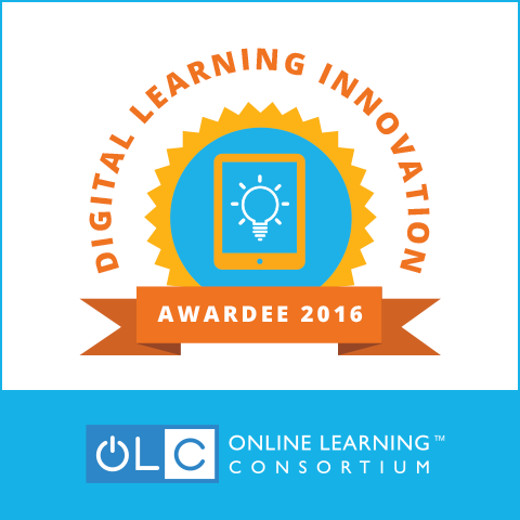 award badge for 2016 Digital Learning Innovation