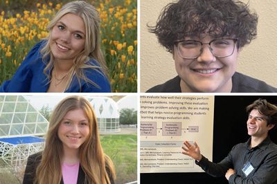 Collage of students who won the Barrow Neurological Institute internships