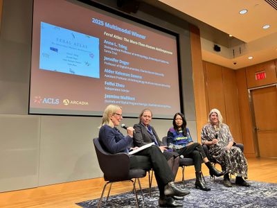 Panel at the ACLS Arcadia Awards