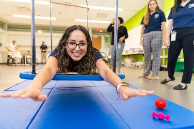 NAU students learn occupational therapy at the Phoenix Biomedical Center.