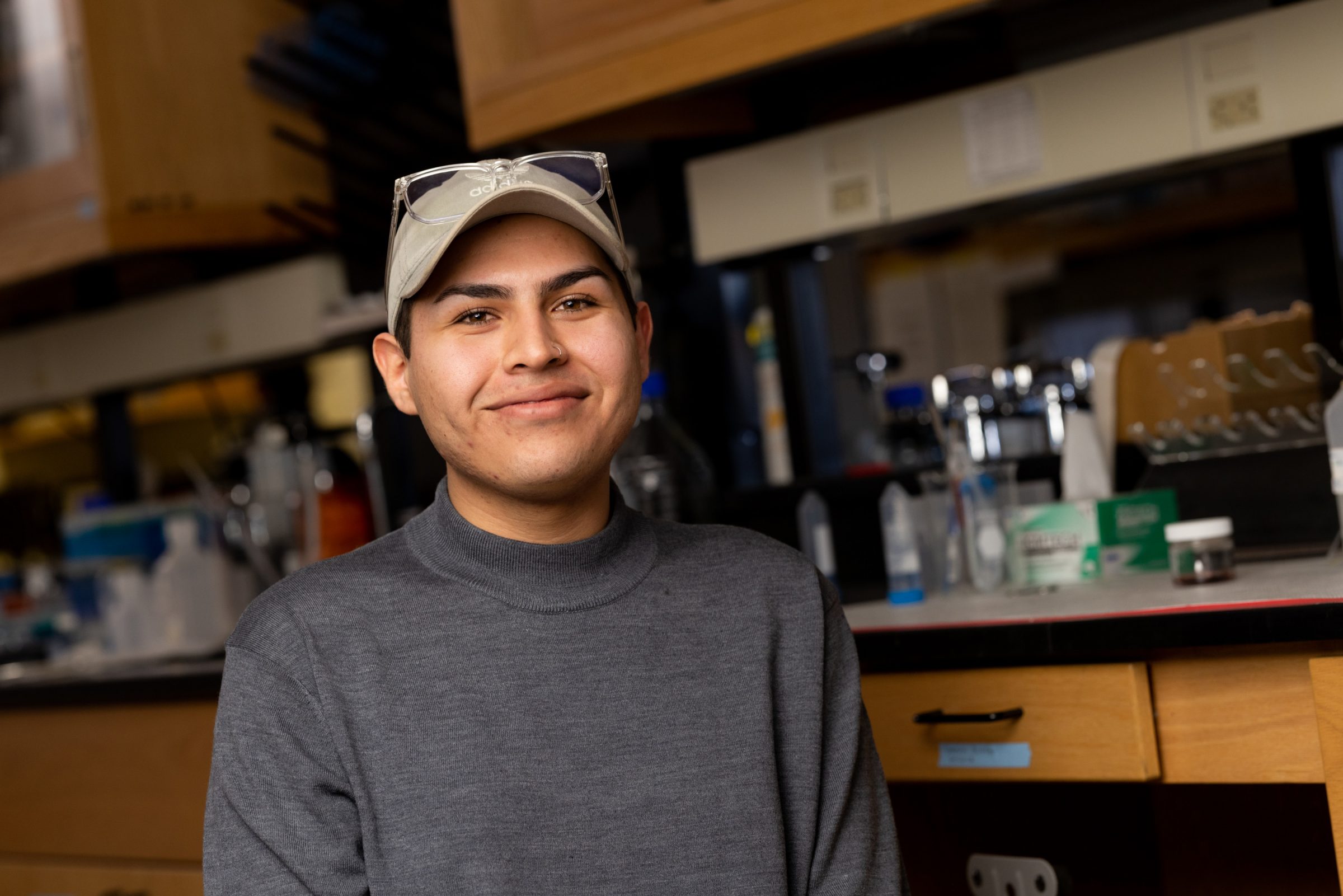 N A U student, Andres Huerta studies insulin sensitivity in the Hispanic population.