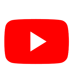 Youtube white and red logo