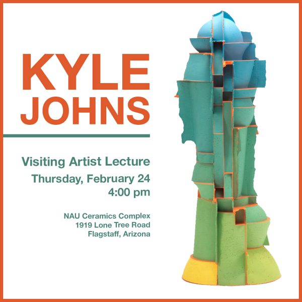 Flyer announcing Kyle Johns' lecture at NAU