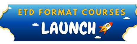 ETD Format Courses Launch