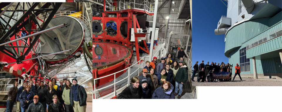 Astronomy club at the Mt. Graham Observatories.