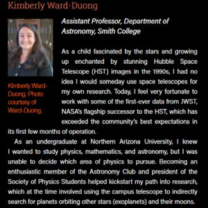 "Radiations" article about Kim Ward-Duong