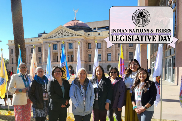 C-NACHE team gathered at the AZ capitol for Indigenous Nations and Tribes Legislative Day. 