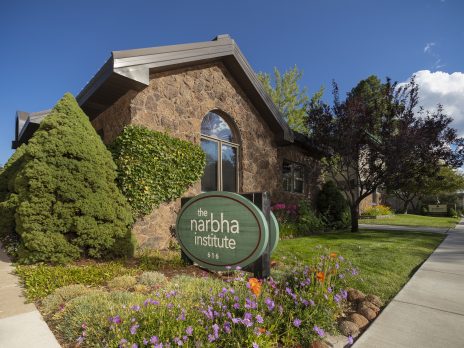 A picture of the NARBHA Institute, a cobblestone… <a href=