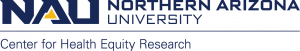 Logo for NAU's Center for Health Equity Research.