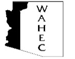 Logo for the Western Arizona Health Education Center.
