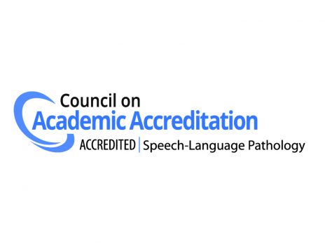 Accredited by the Council on Academic Accreditation for Speech-Language Pathologhy