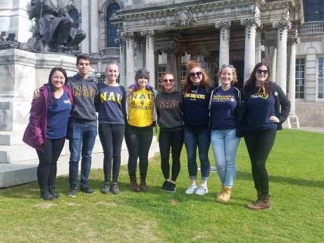 Photo of summer 2018 students studying abroad in Belfast, Ireland.