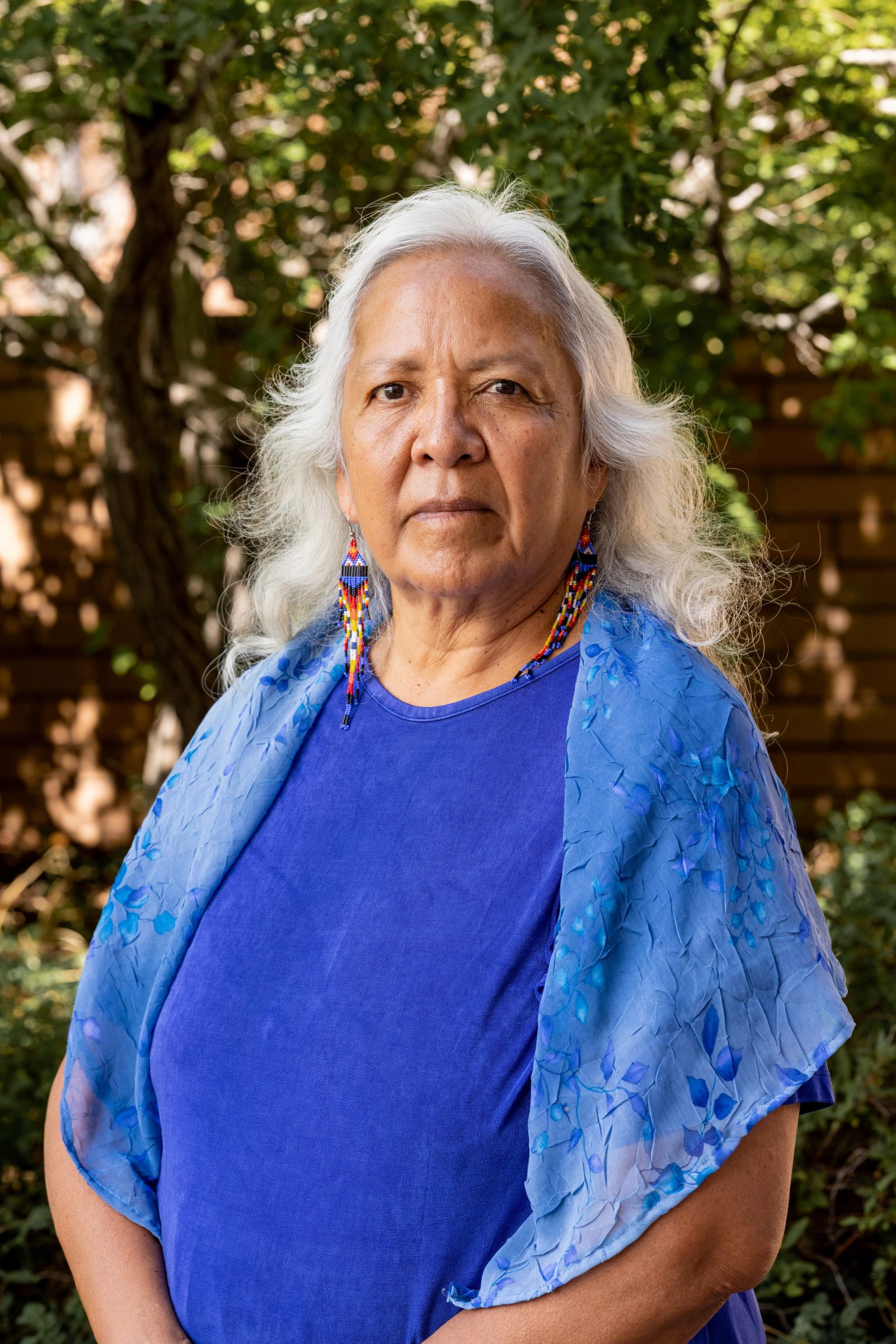 Native American Cultural Center Elder Viki Blackgoat.