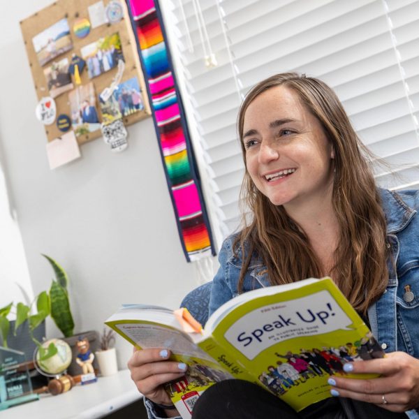 McKenzie Cassens prepares for her new role at the Franke School of Business.