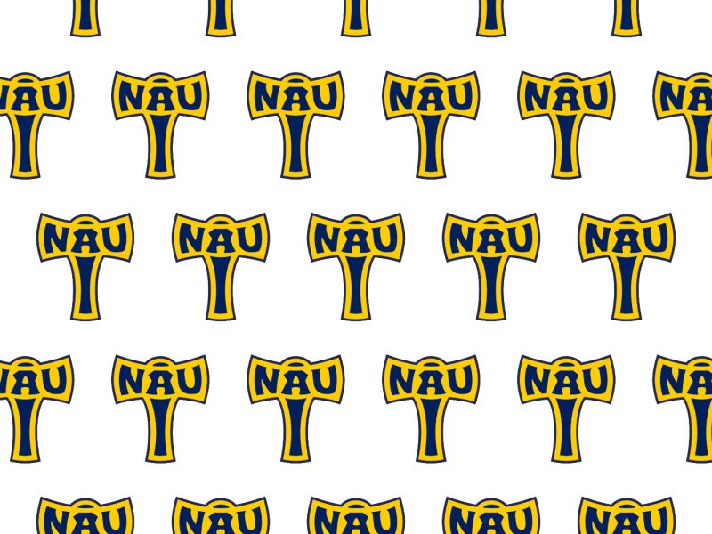 Northern Arizona University's 1978 Axe symbol, showcased in the La Cuesta Collection by College Vault.