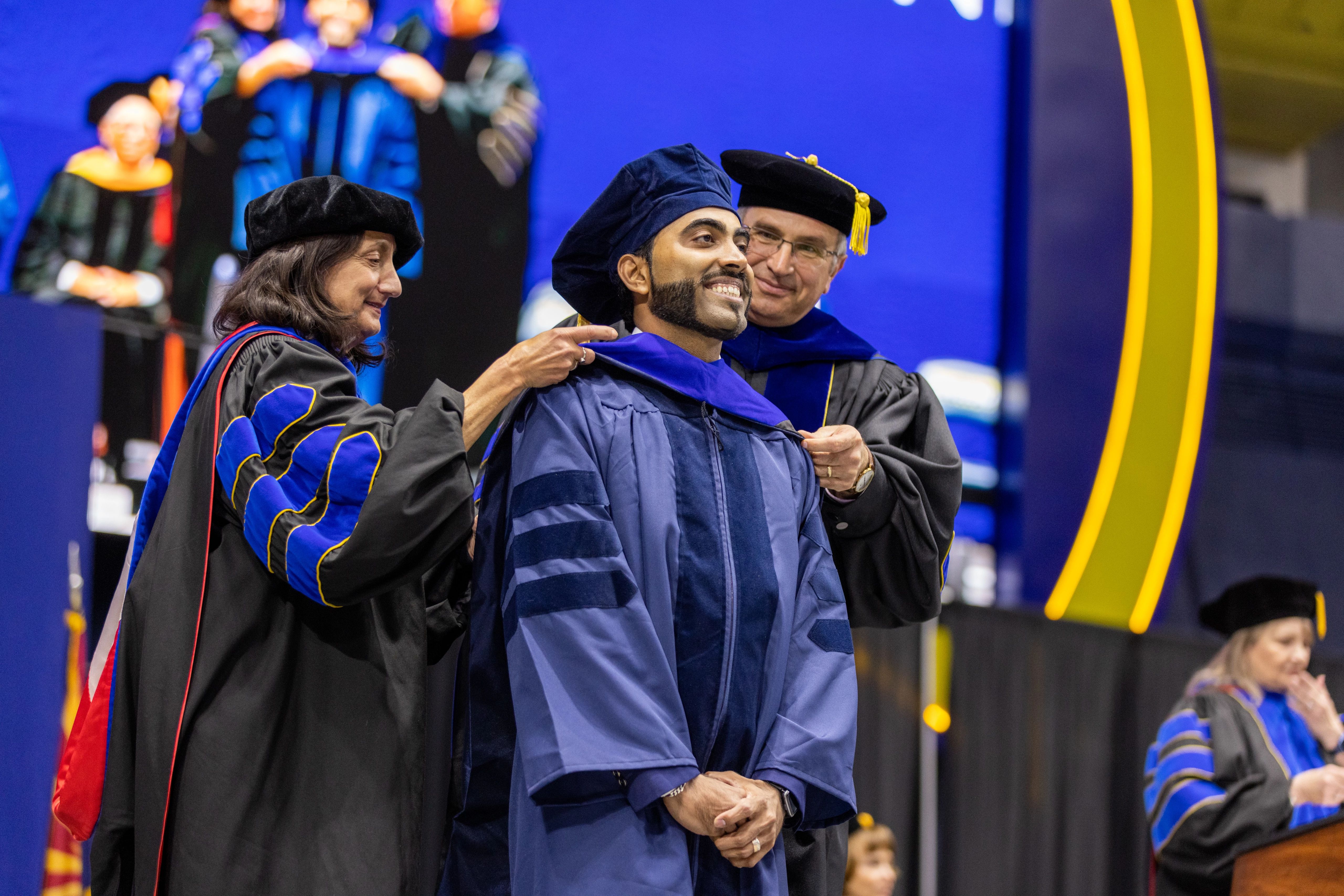 NAU graduate student receives honors during commencement
