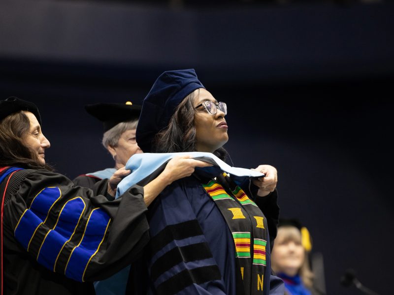 NAU graduate student receives honors during Commencement
