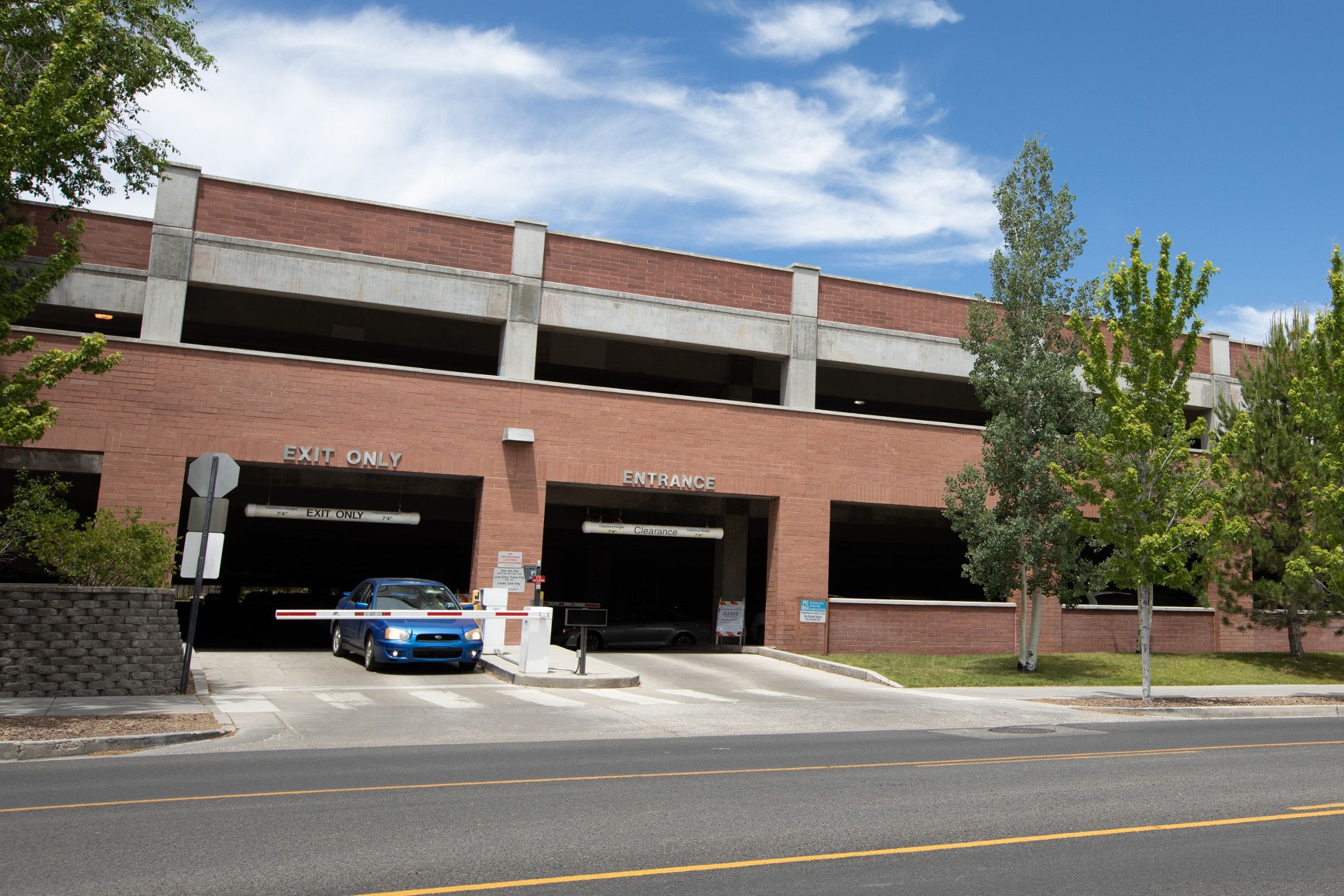 Parking garage on NAU campus