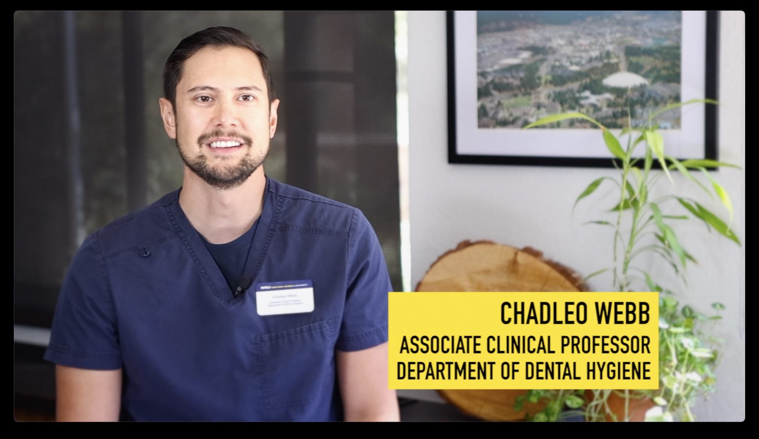 Chadleo Web, associate clinical professor in the Department of Dental Hygiene.