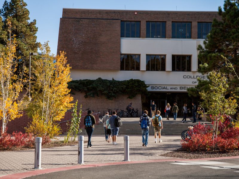 Northern Arizona University Social Behavior Sciences building.