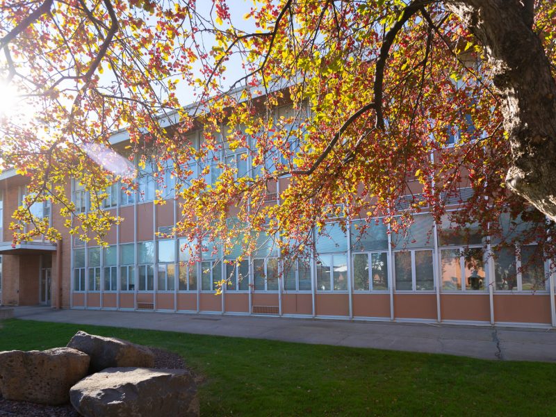 Picture of the College of Education building from the outside.