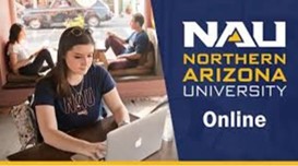 An Image punlicizing the NAU online program