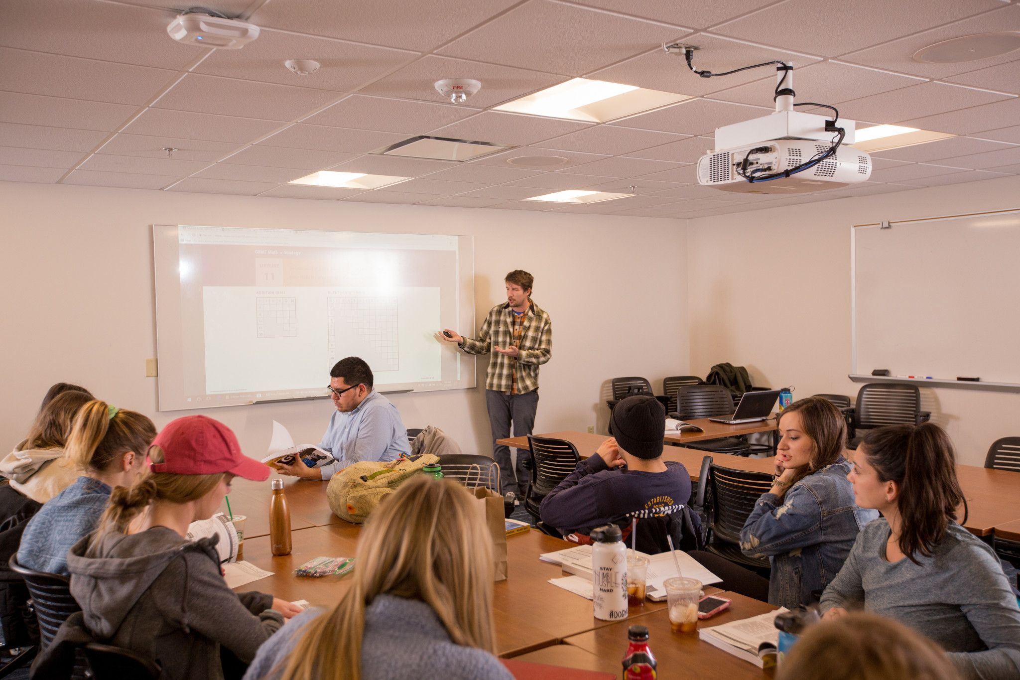 Students in a workshop at the Academic Success Center.