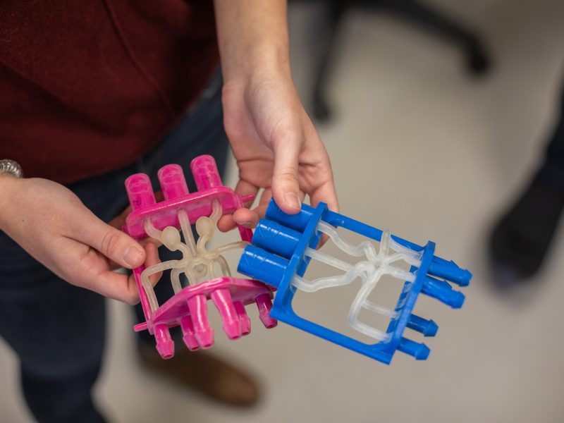 3-D printed device used for research