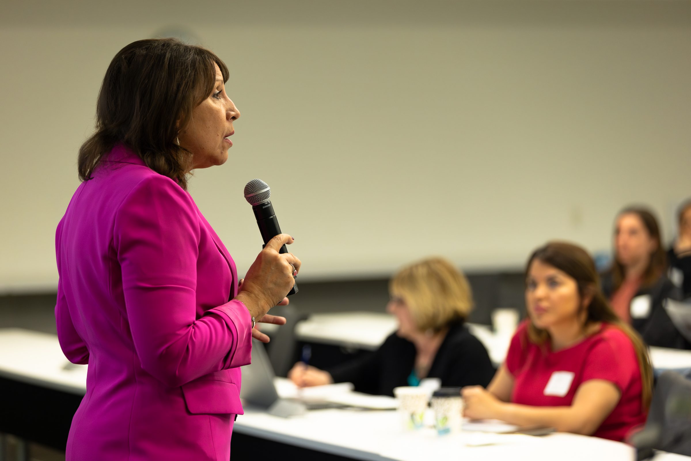 Bernadette Melny speaking at ABRC 6th annual event.