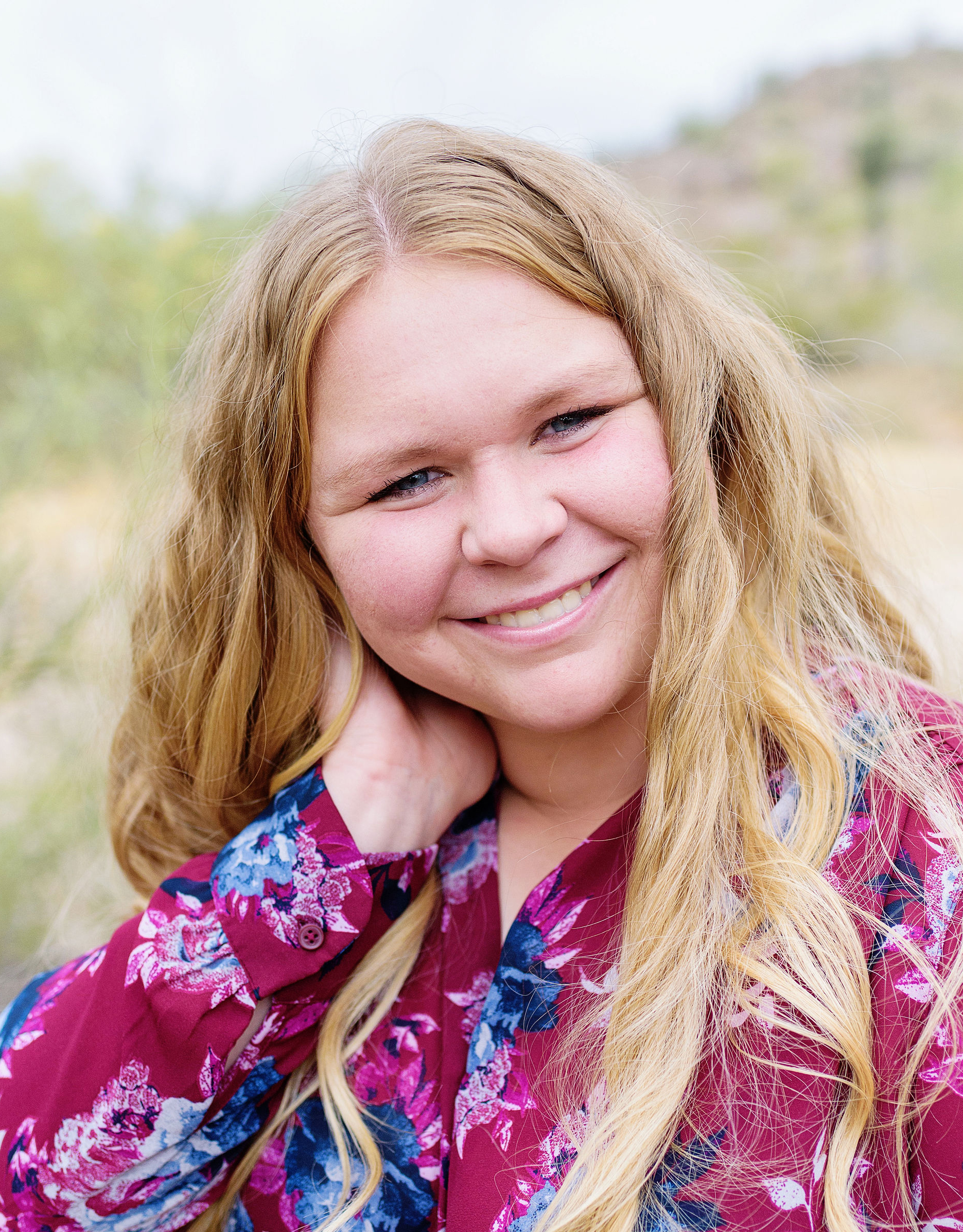 Bethany Robinson smiling outside.