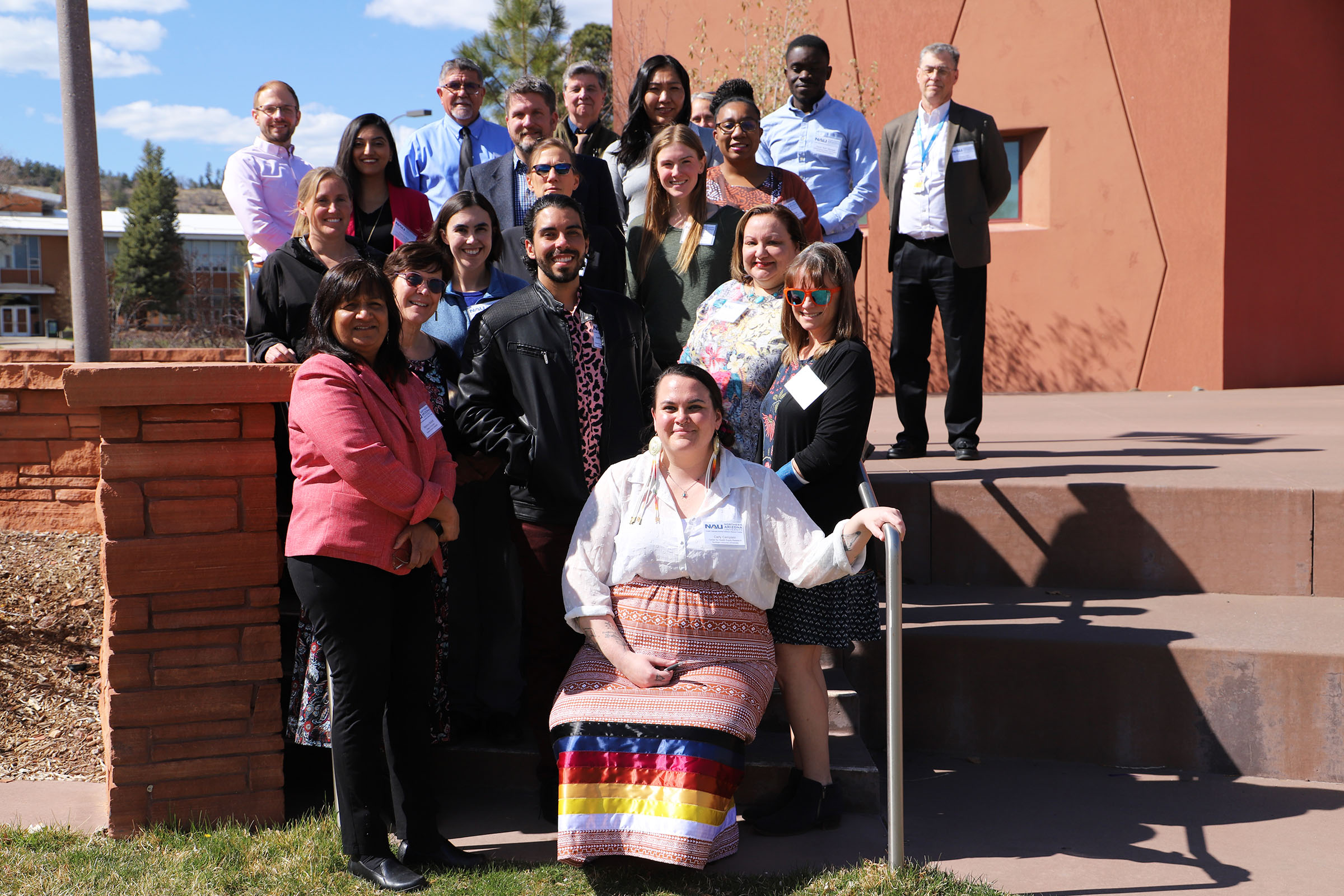 C-Cart group outside of the Native American Cultural Center.