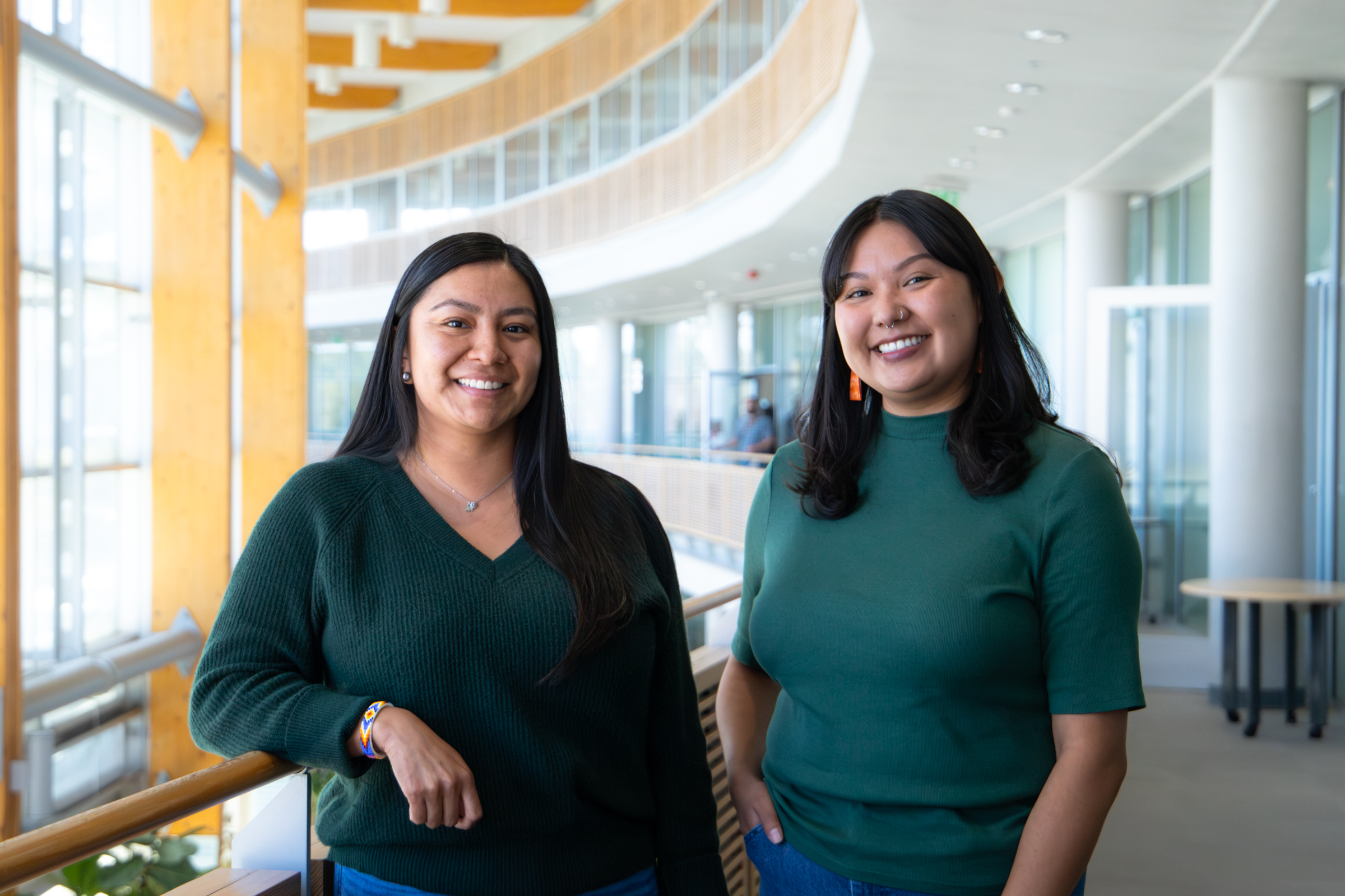 Marissa Tutt and Chassity Begay standing next to each other.