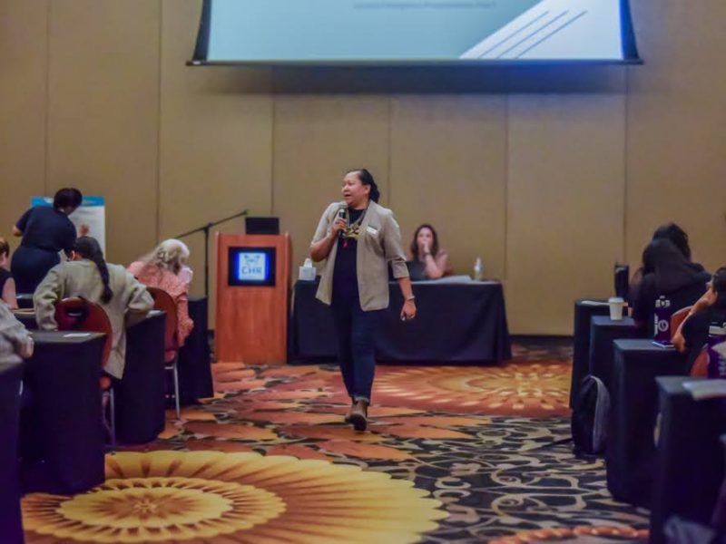 Janet Yellowhair presenting at the 7th Annual CHR Summit in Tucson, AZ.