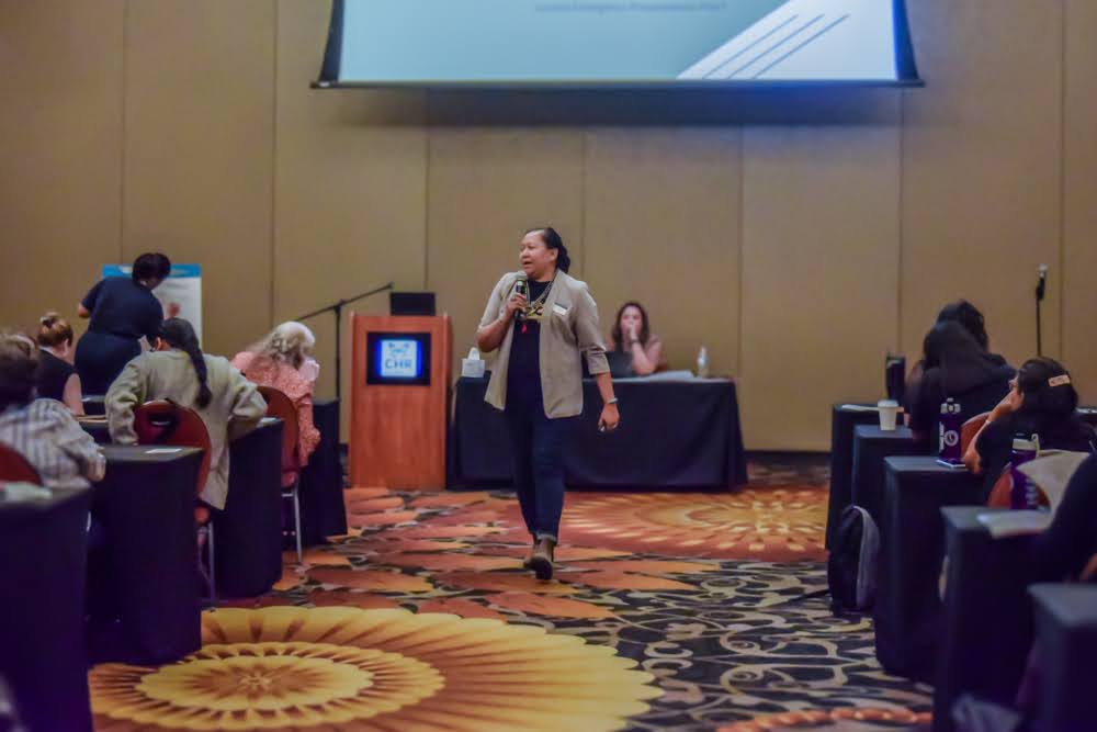 Janet Yellowhair presenting at the 7th Annual CHR Summit in Tucson, AZ.