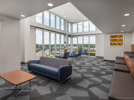 Lounge area in the Honors College