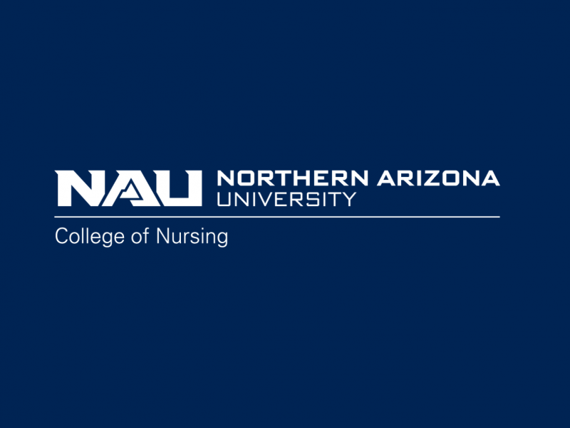 N A U College of Nursing logo.