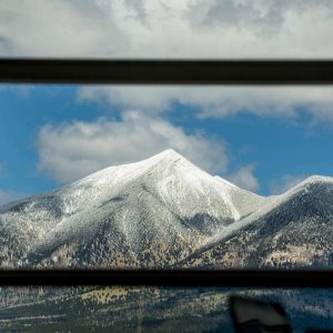 First snow on the peaks!