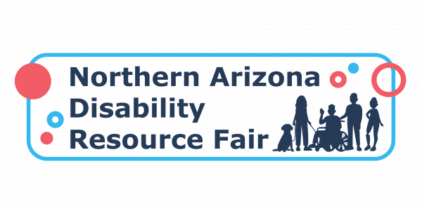 Disability Resource Fair log includes a group of people with various disabilities shown as silhouettes