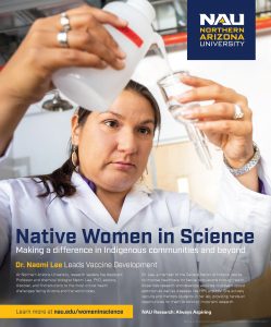 Naomi Lee Women in Science ad