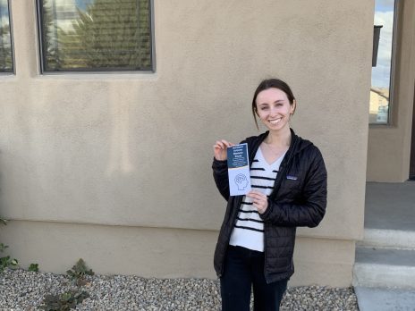Chloe visited the Desert Southwest Chapter of the Alzheimer’s Association in Prescott and shared flyers for the Northern Arizona Memory Study.