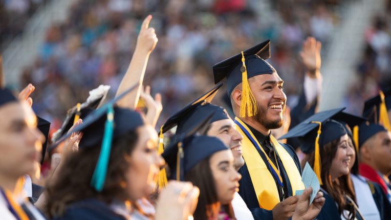 Students smile at NAU–Yuma commencement