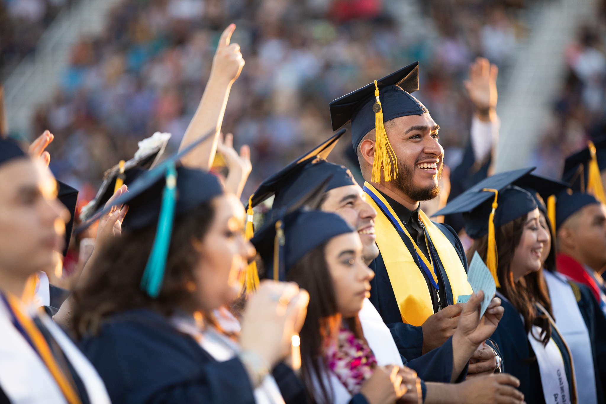 Students at NAU–Yuma's commencement