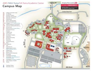 NAU-Yuma map | NAU Yuma